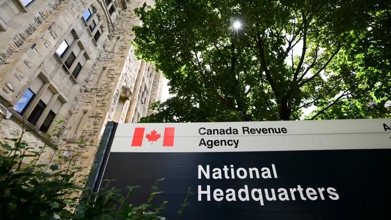CRA headquarters sign for filling estate taxes